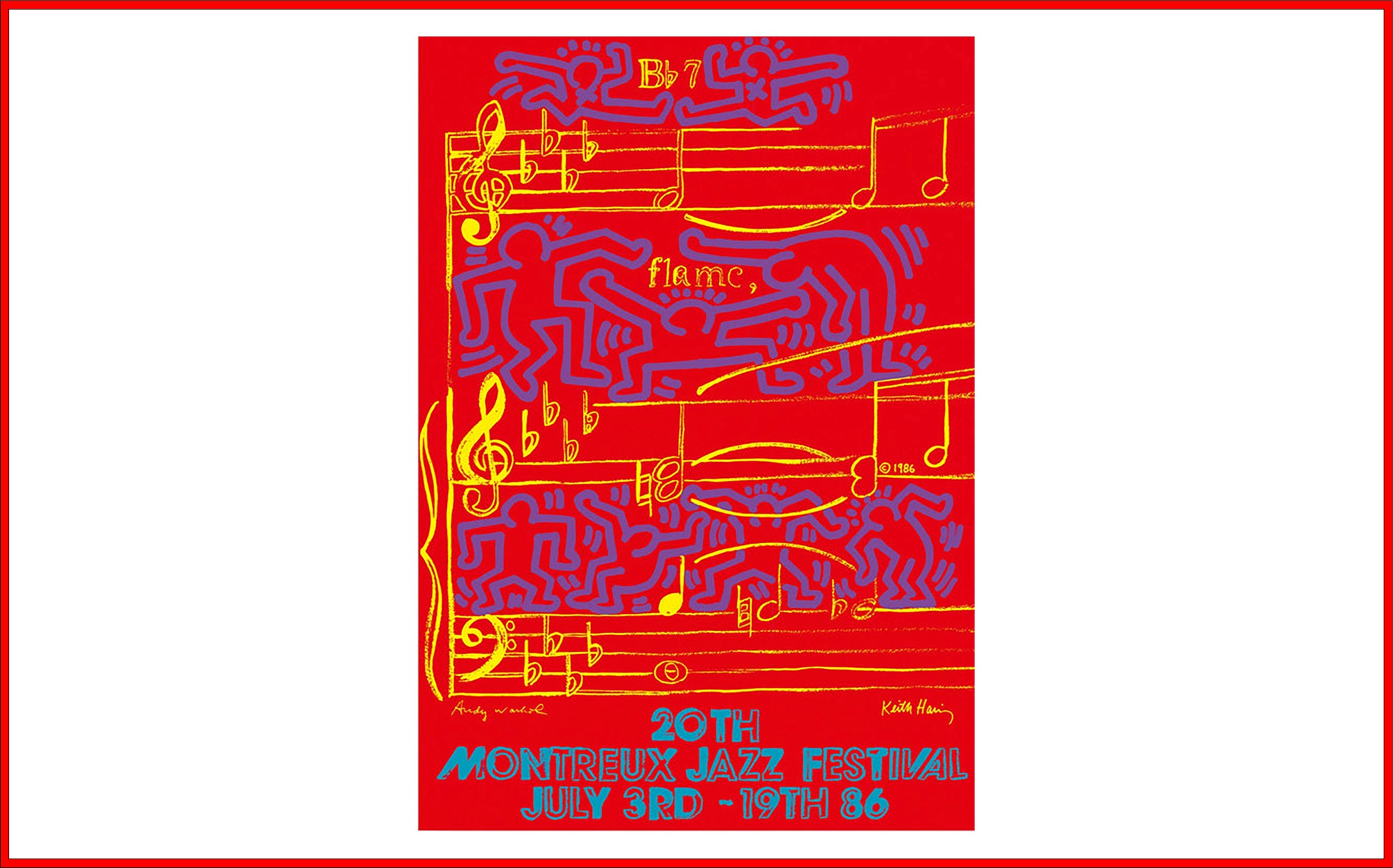 Dancing on music sheet